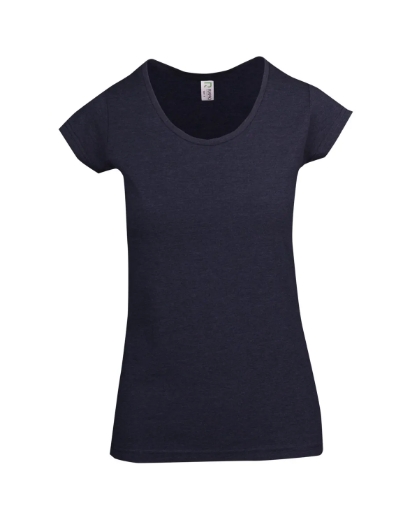 Picture of RAMO, Ladies Marl Scoop Neck T-Shirt